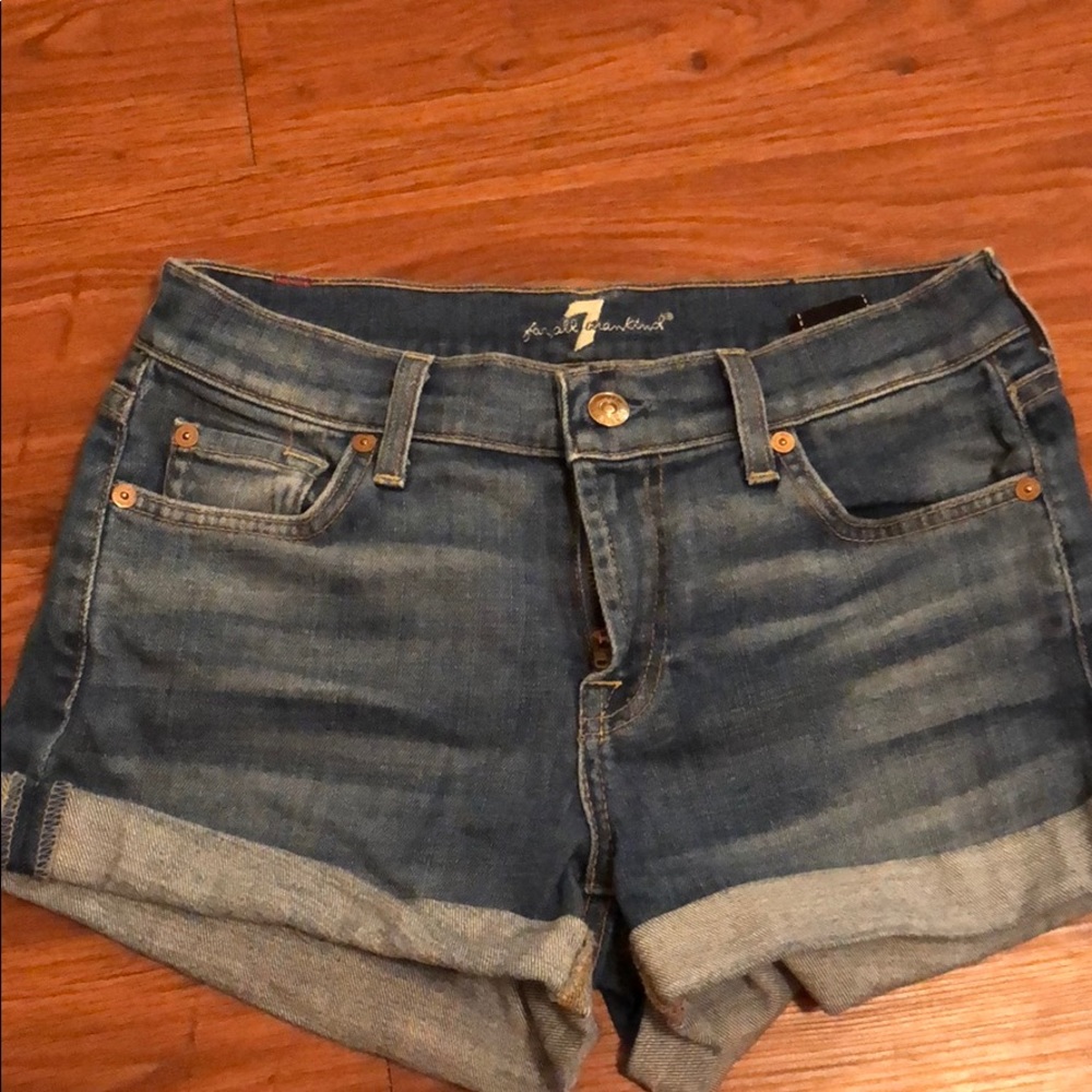 7 for all mankind shorts